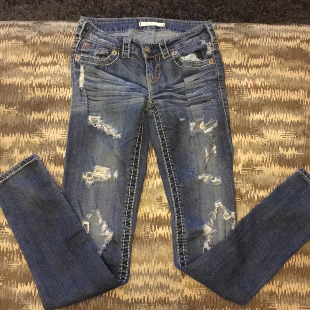 Silver jeans